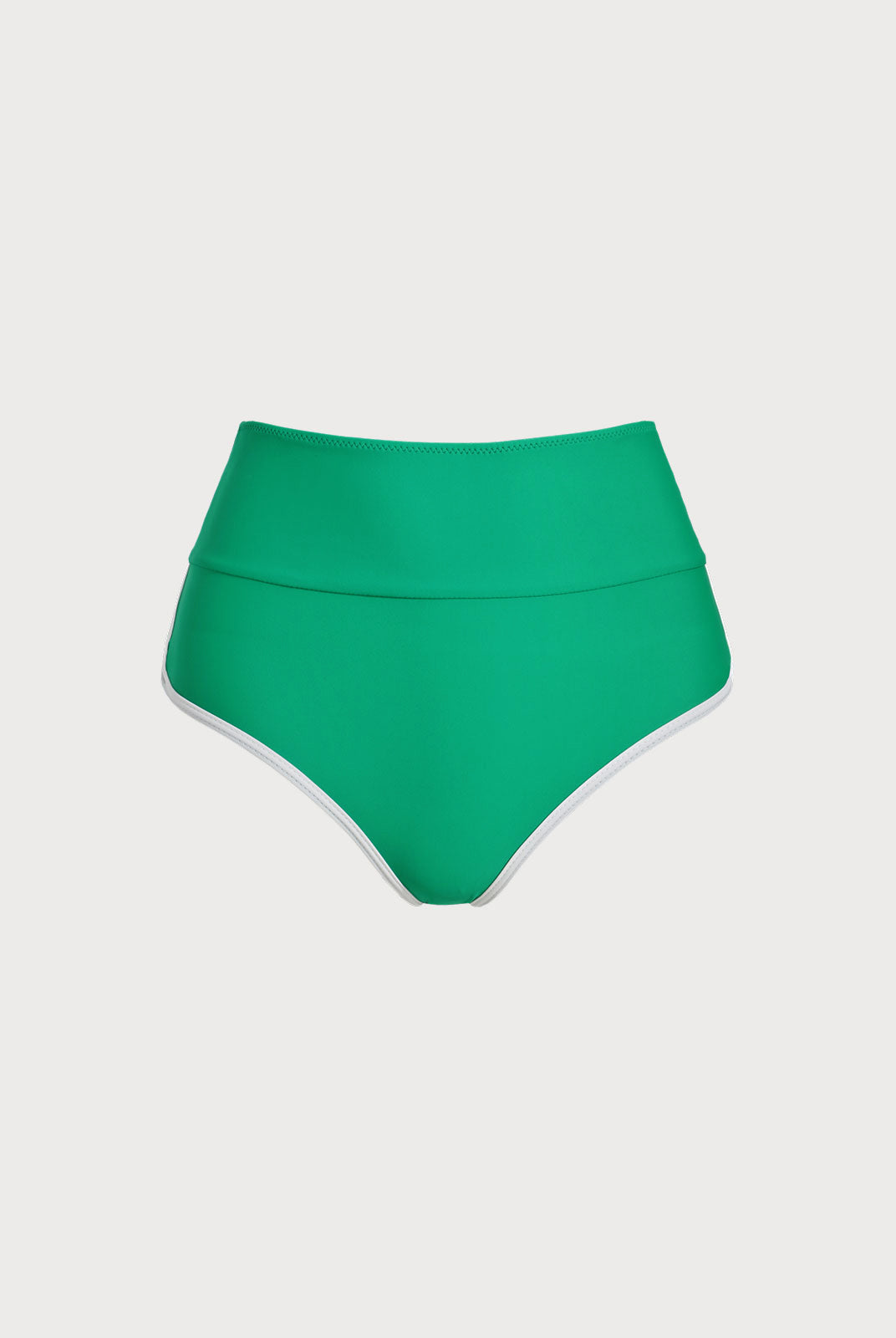 Green Contrast High-Waist Surf Bottom - Surfing bottoms - BERLOOK