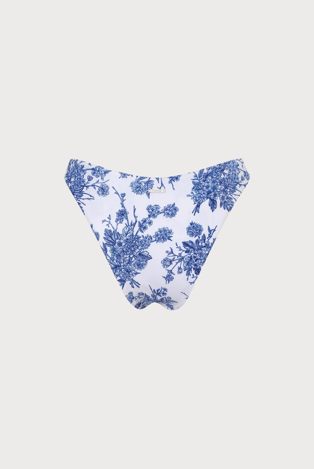 Floral O-Ring High Cut Bikini Bottom - Bikini Bottoms - BERLOOK