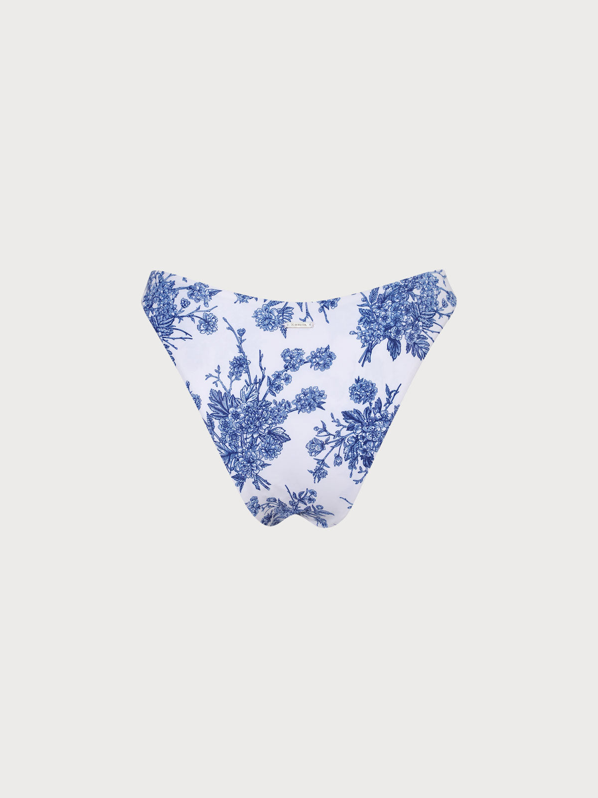 Floral O-Ring High Cut Bikini Bottom - Bikini Bottoms - BERLOOK