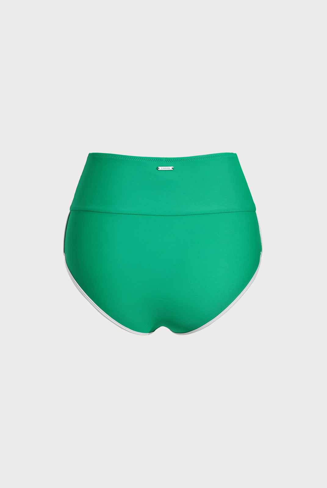 Green Contrast High-Waist Surf Bottom - Surfing bottoms - BERLOOK