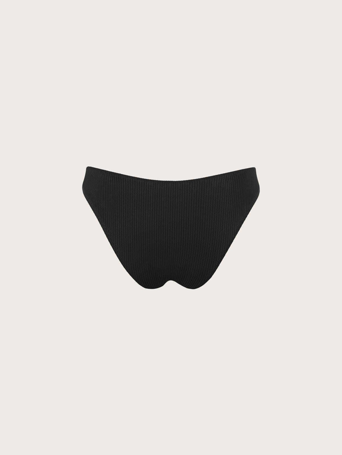 Black Low Waisted Bikini Bottom Sustainable Bikinis - BERLOOK