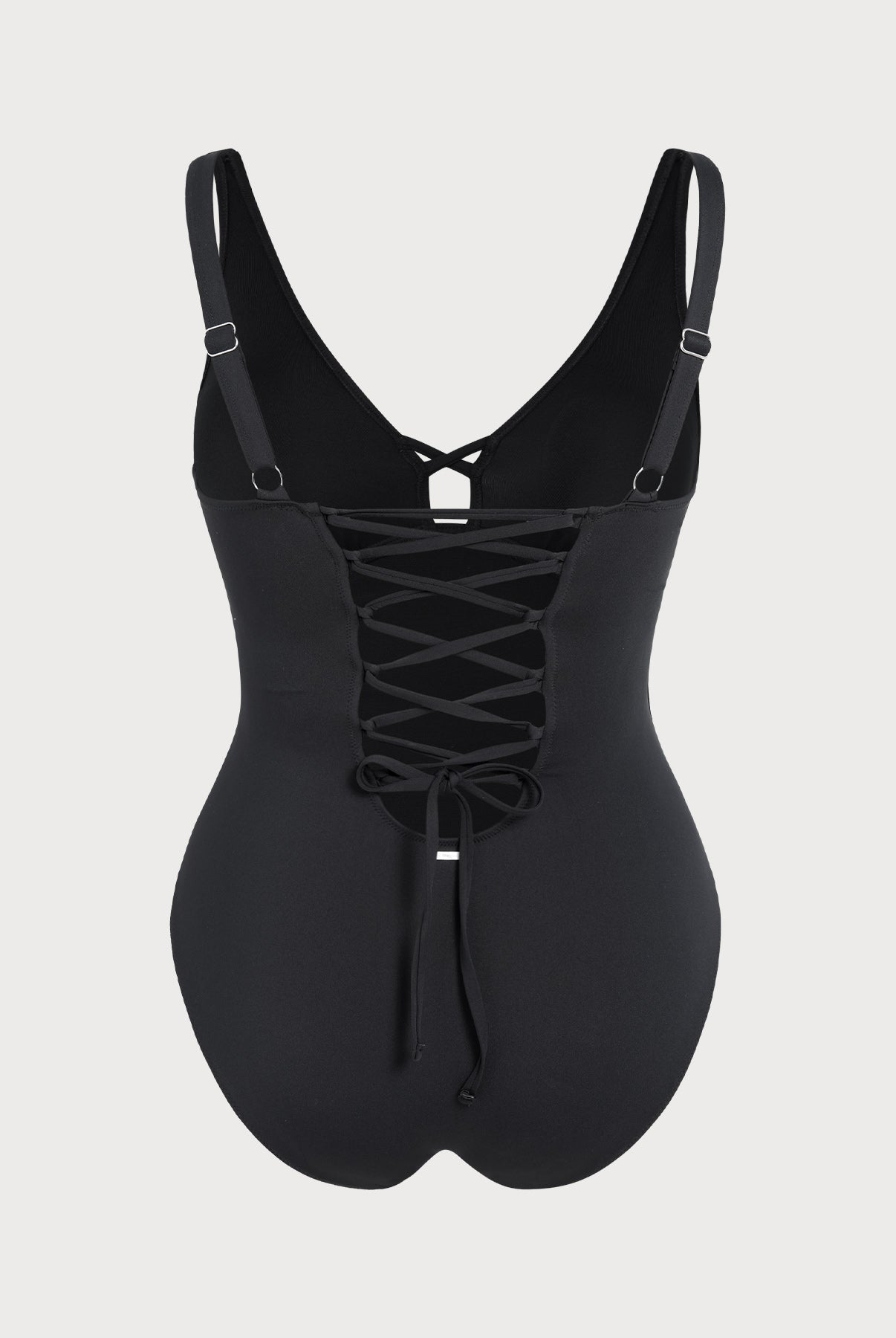 CWomen's Knitted Nylon One-Piece Swimsuit Sustainable Plus Size One-Pieces - BERLOOK