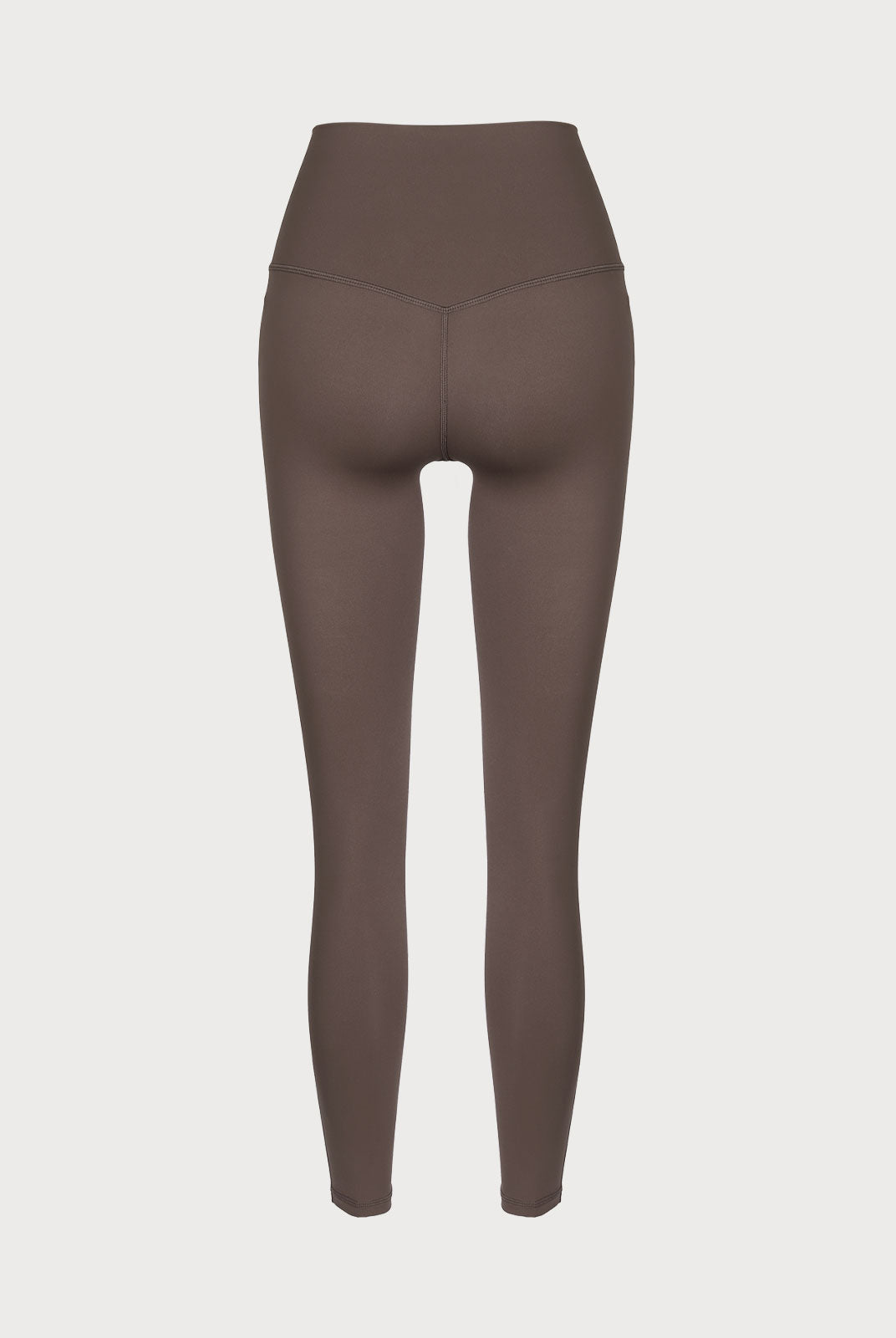 Coffee High Waisted Leggings 24” Sustainable Yoga Bottoms - BERLOOK