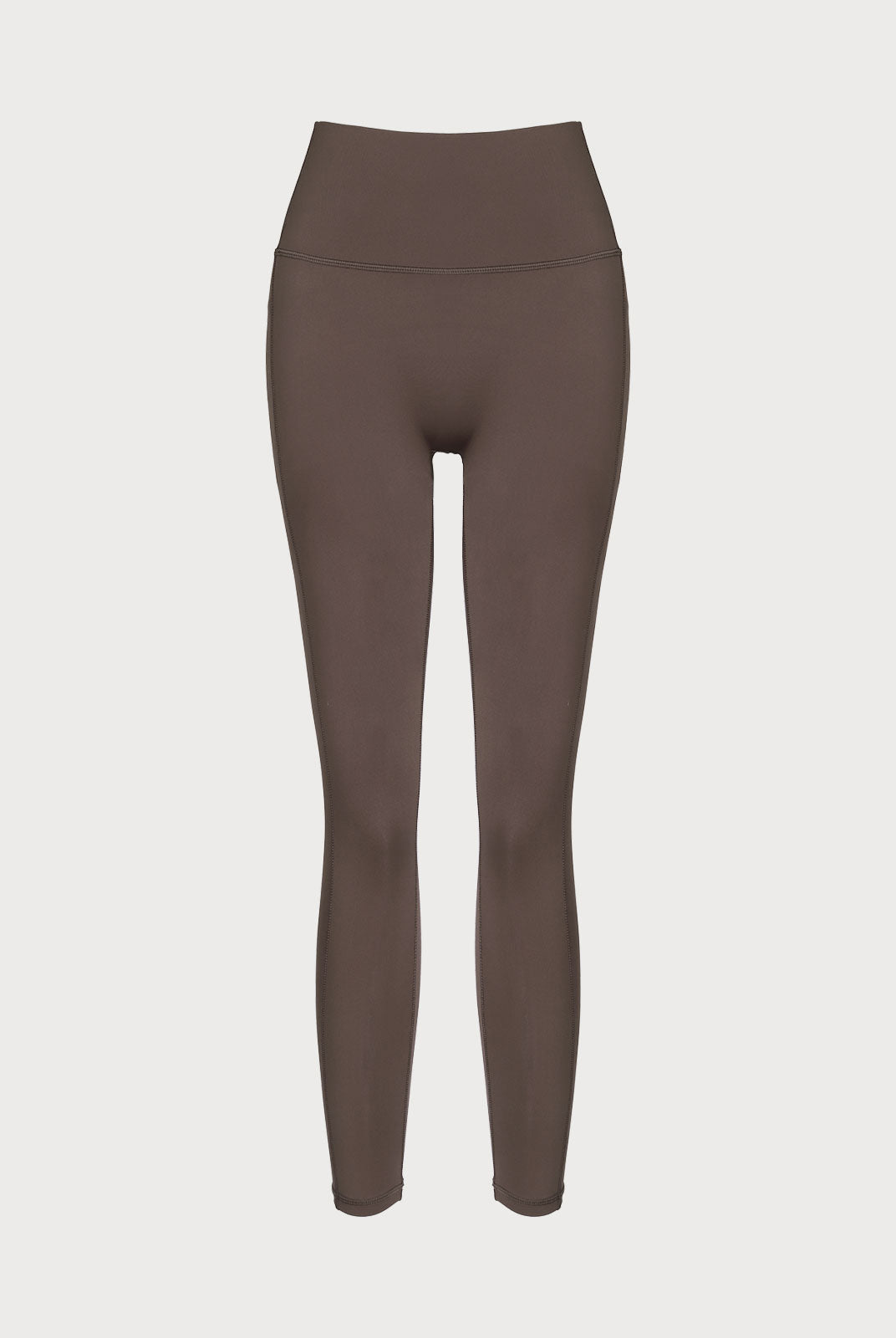 Coffee High Waisted Leggings 24” Sustainable Yoga Bottoms - BERLOOK