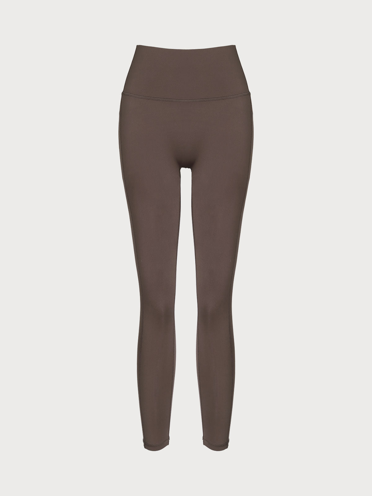 Coffee High Waisted Leggings 24” Sustainable Yoga Bottoms - BERLOOK