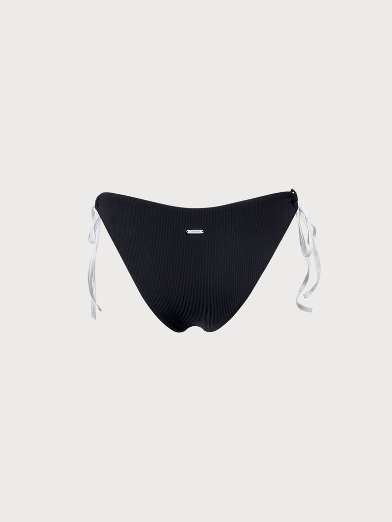 Contrast Tie Bikini Bottom Sustainable Bikinis - BERLOOK
