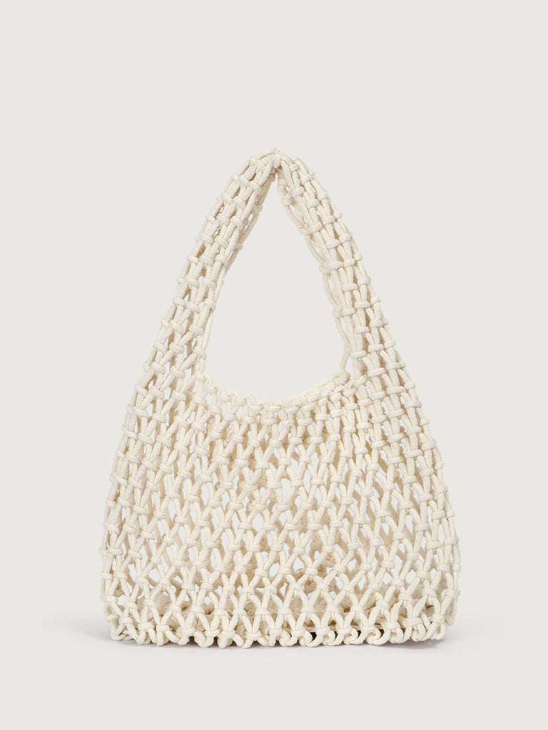 Cotton Rope Crocheted Handbag Sustainable Bags - BERLOOK