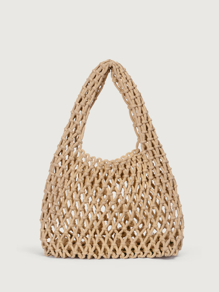 Cotton Rope Crocheted Handbag Sustainable Bags - BERLOOK