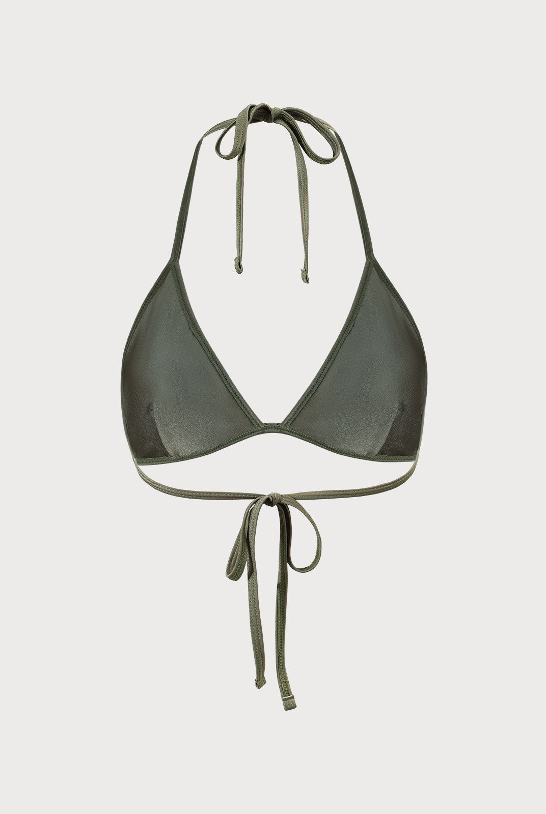 Crochet Halter Triangle Bikini Top Sustainable Bikinis - BERLOOK