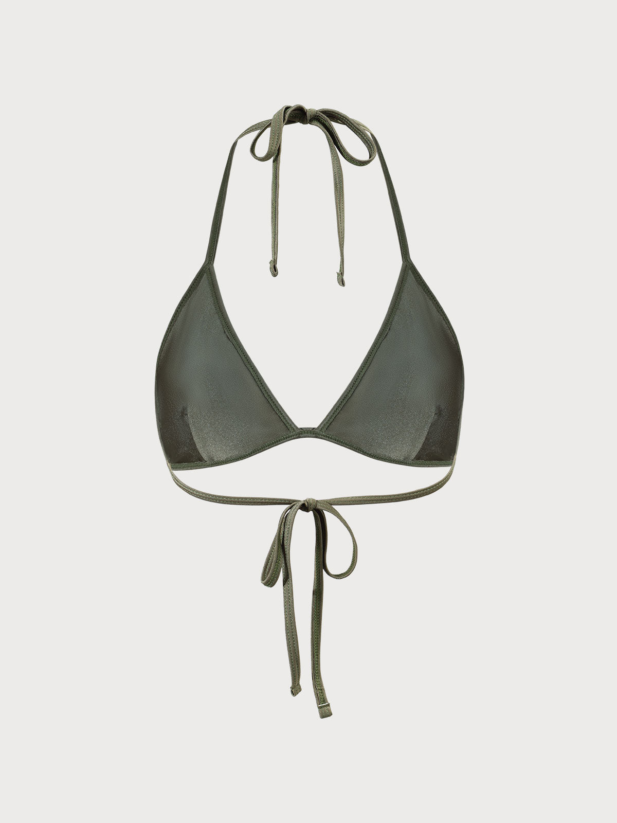Crochet Halter Triangle Bikini Top Sustainable Bikinis - BERLOOK