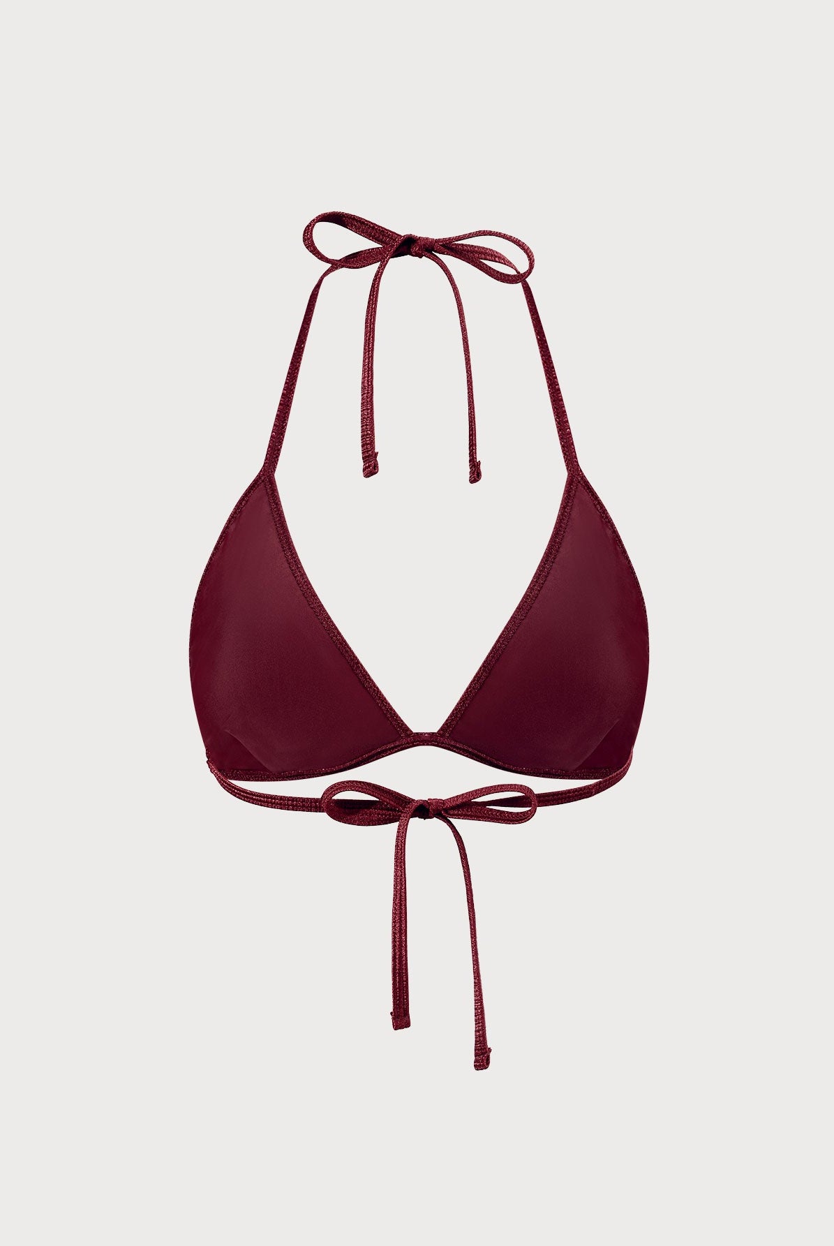 Crochet Halter Triangle Bikini Top Sustainable Bikinis - BERLOOK