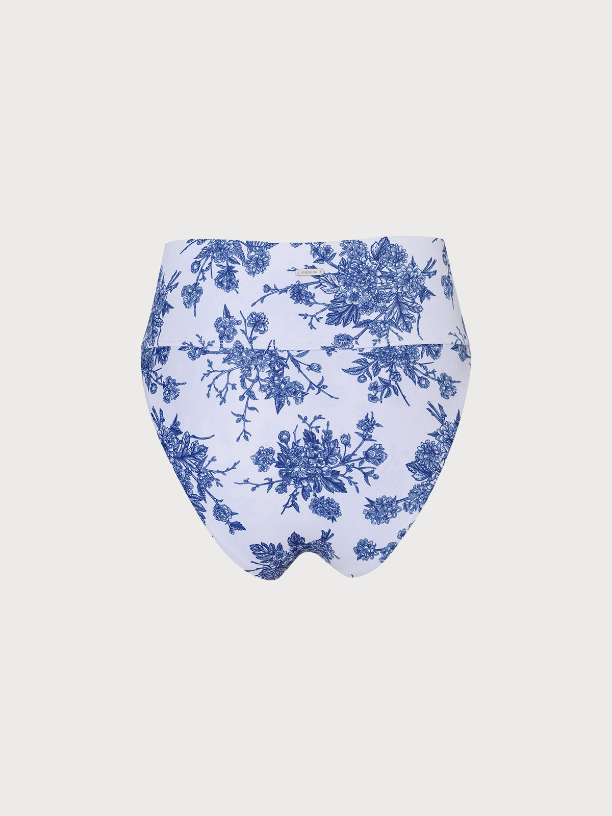Floral High Waist Bikini Bottom Sustainable Bikinis - BERLOOK