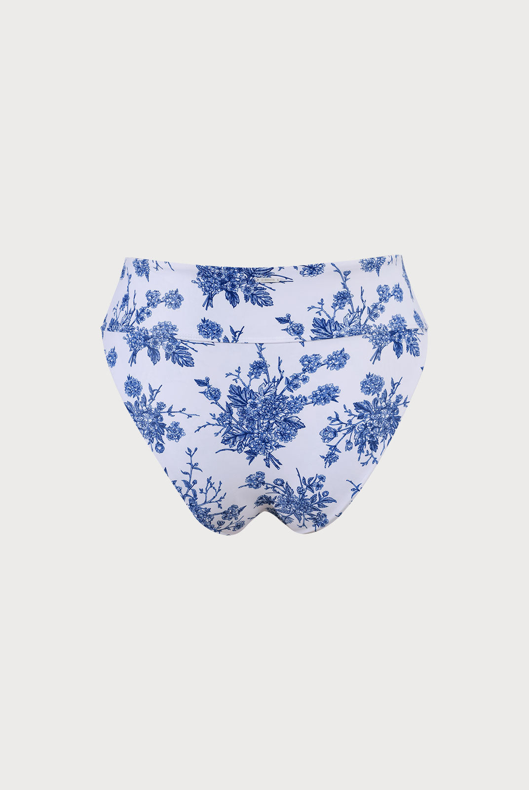 Floral High Waist Plus Size Bikini Bottom Sustainable Plus Size Bikinis - BERLOOK