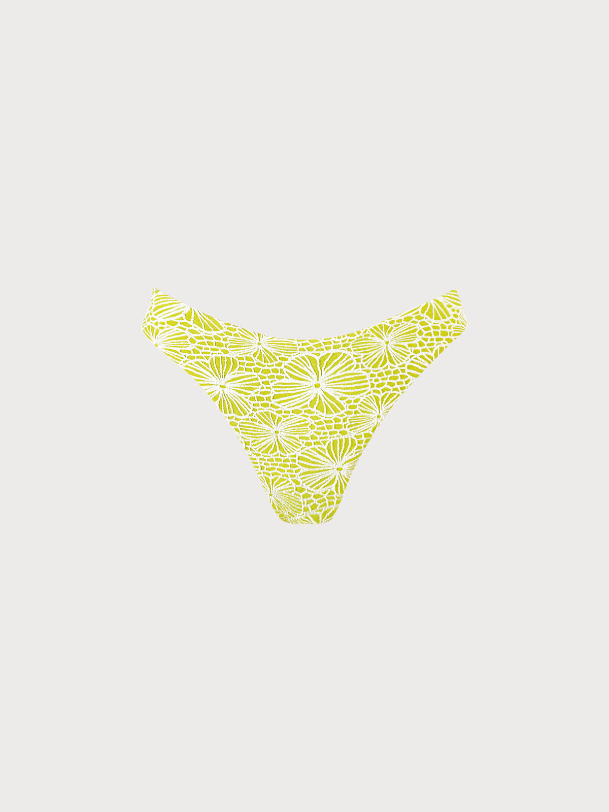 Floral Jacquard Bikini Bottom Sustainable Bikinis - BERLOOK