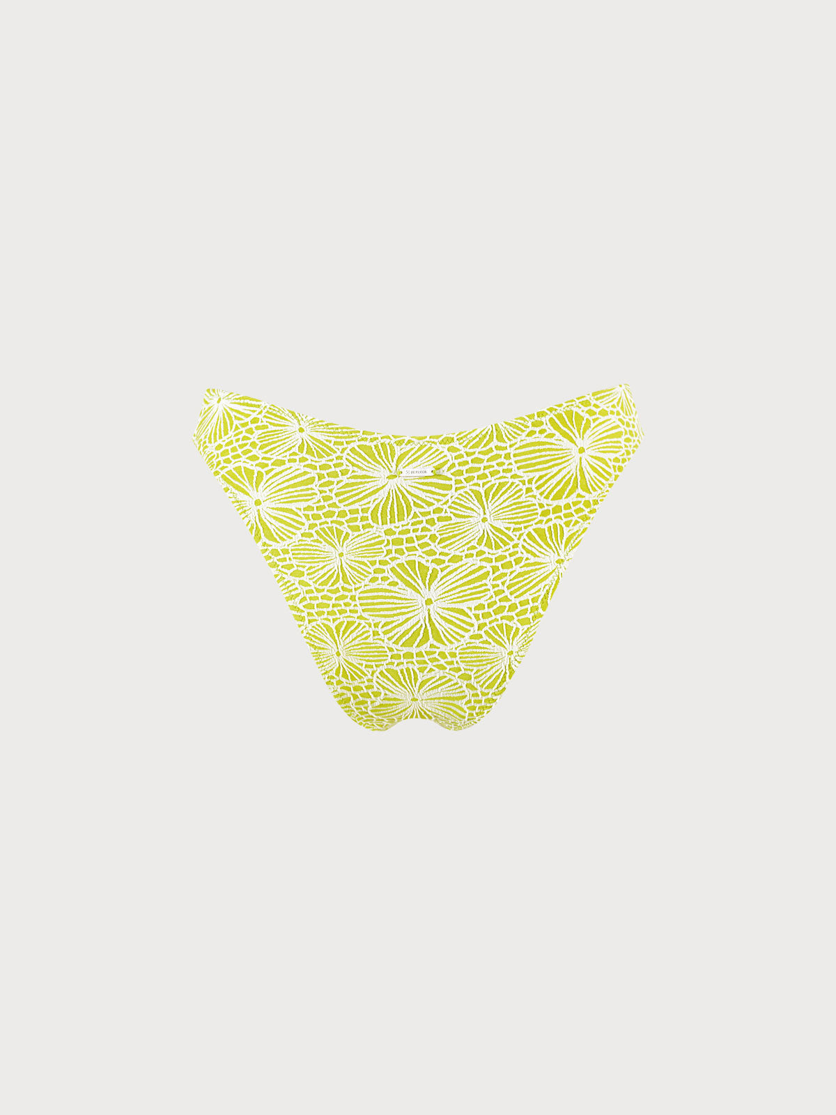 Floral Jacquard Bikini Bottom Sustainable Bikinis - BERLOOK