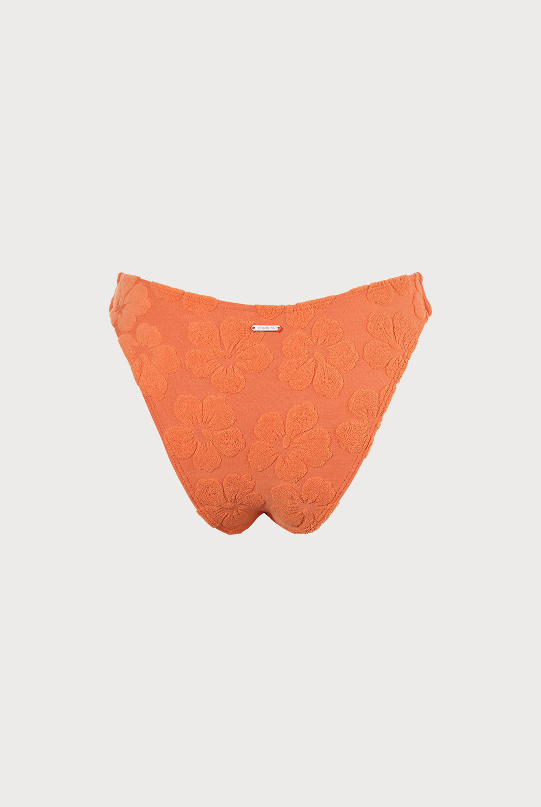 Floral Jacquard High Cut Bikini Bottom Sustainable Bikinis - BERLOOK