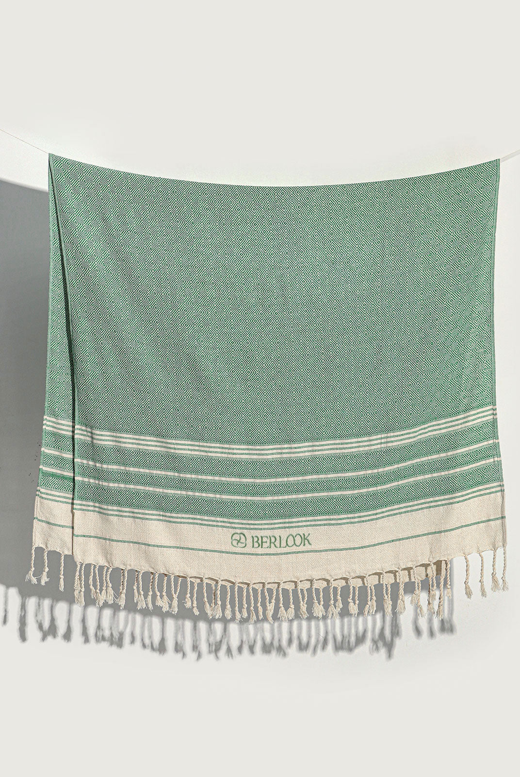 Geometric Pattern Fringe Beach Towel Sustainable Dress Straps - BERLOOK