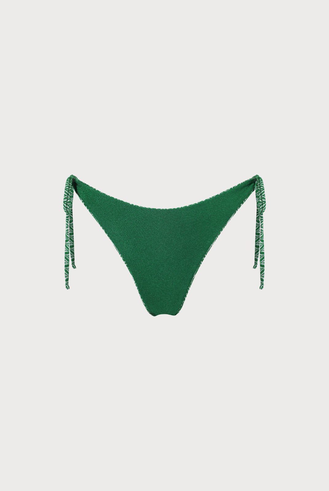 Geometric Textured Tie Bikini Bottom Sustainable Bikinis - BERLOOK