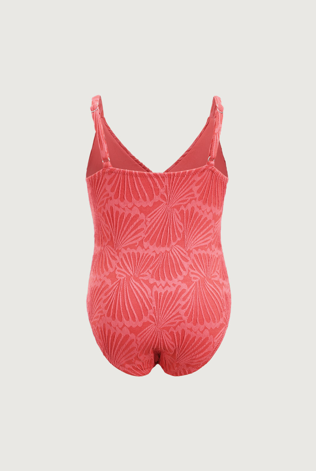 Girls' knitted polyester one-piece swimsuit Sustainable Girls Clothing - BERLOOK
