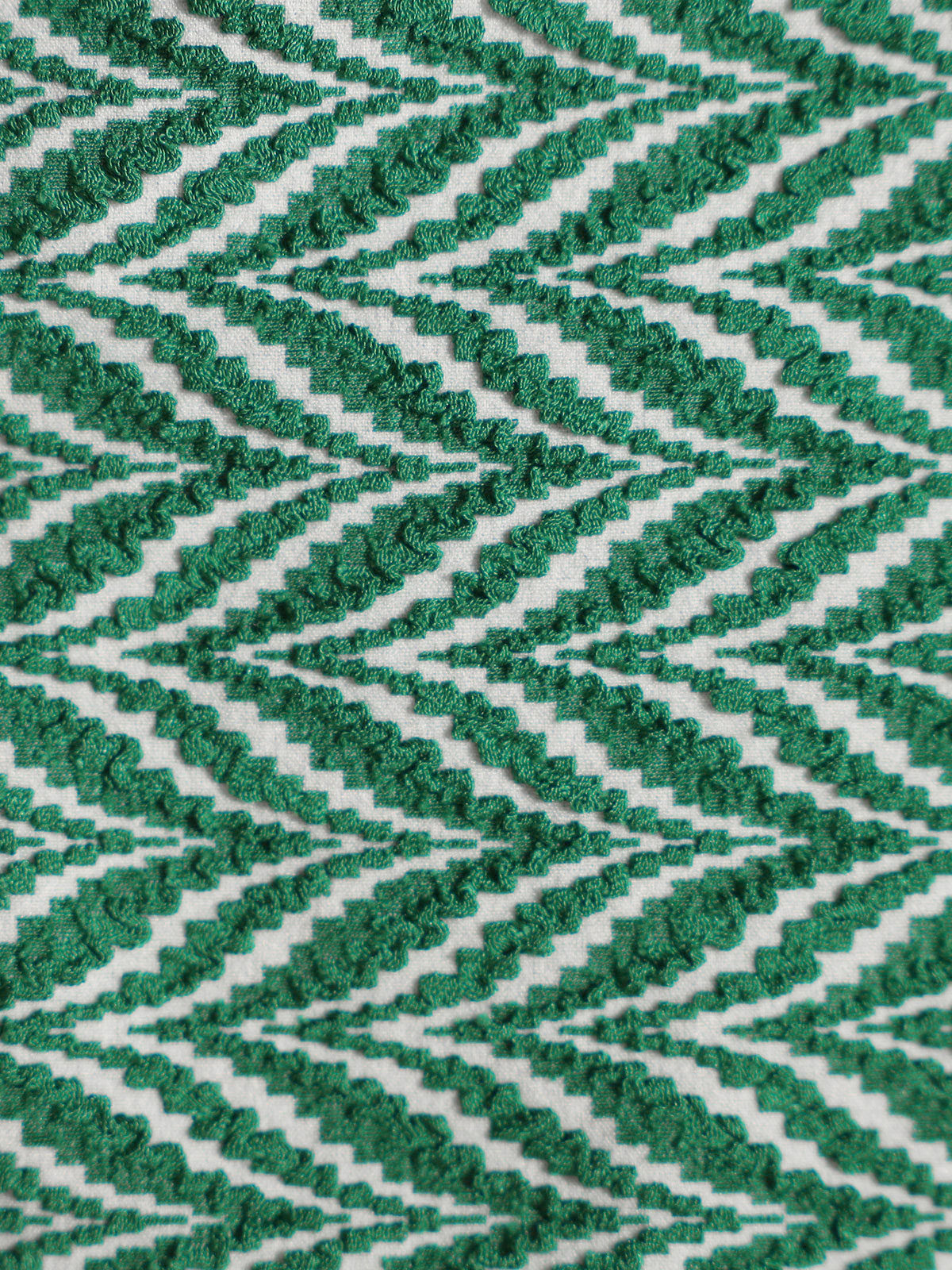 Green Geometric Textured Cut Out Bikini Top Sustainable Bikinis - BERLOOK