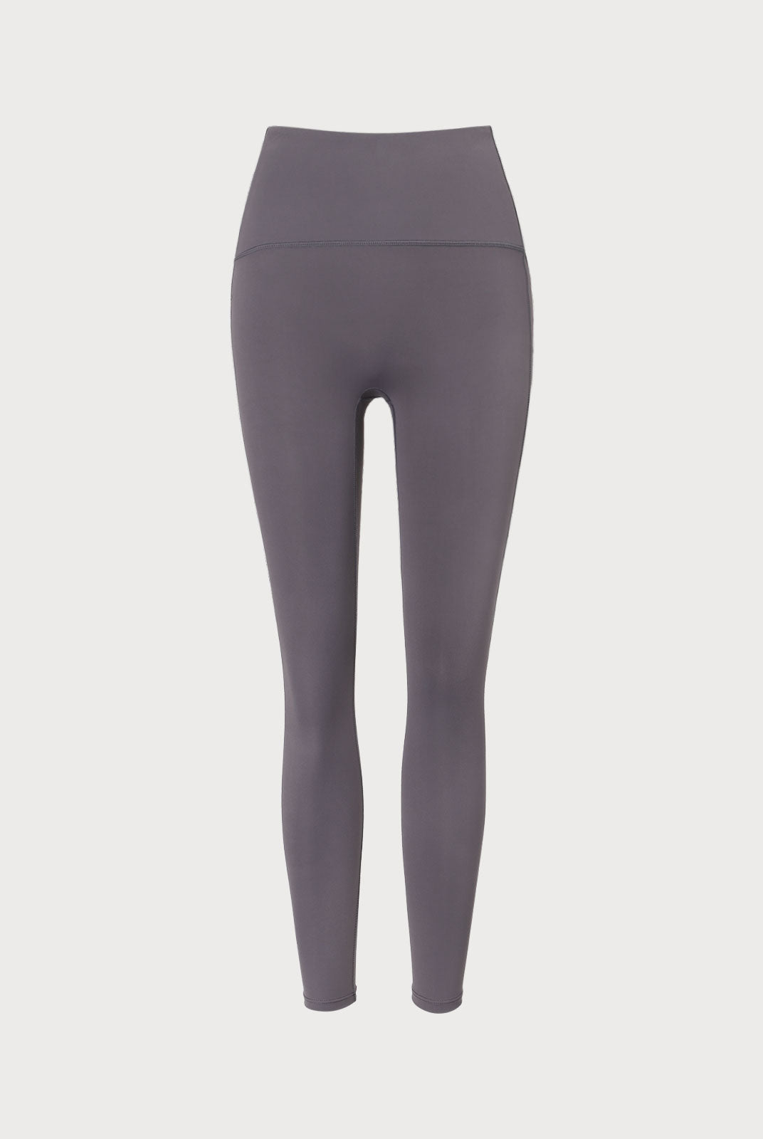 Grey High Waisted Leggings 25” Grey Sustainable Yoga Bottoms - BERLOOK