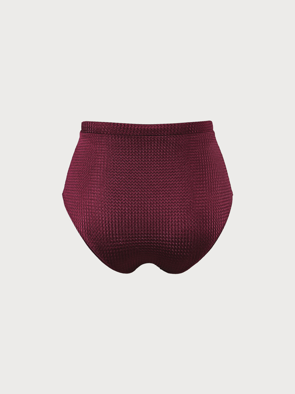 Jacquard Ruched Plus Size Bikini Bottom Sustainable Plus Size Bikinis - BERLOOK