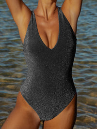 Lurex Cross Back One-Piece Swimsuit Sustainable One-Pieces - BERLOOK