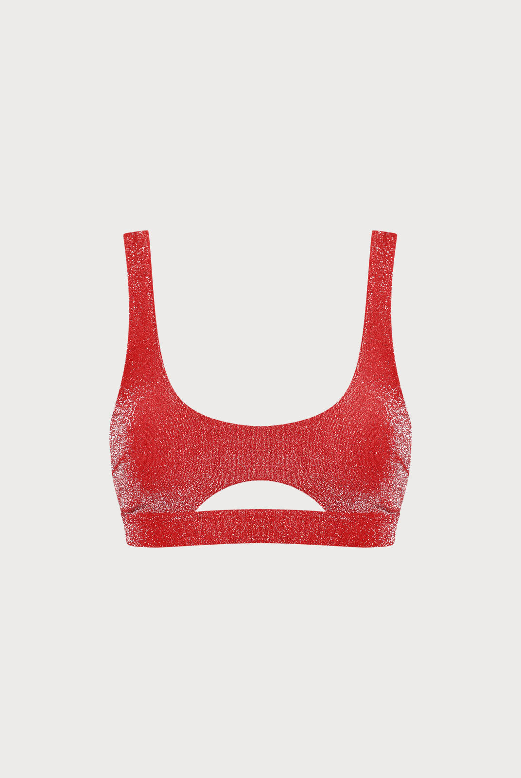 Lurex Cut Out Bikini Top Sustainable Bikinis - BERLOOK