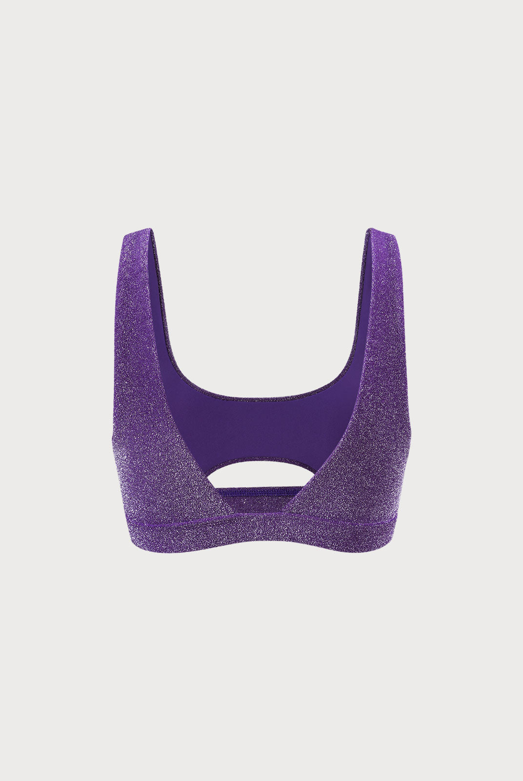 Lurex Cut Out Bikini Top Sustainable Bikinis - BERLOOK