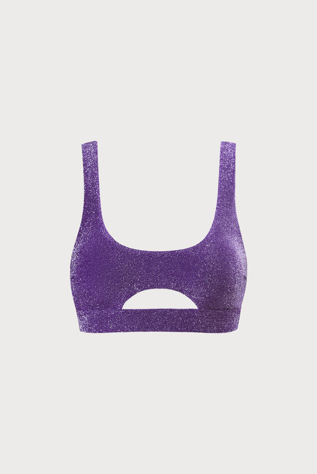 Lurex Cut Out Bikini Top Sustainable Bikinis - BERLOOK