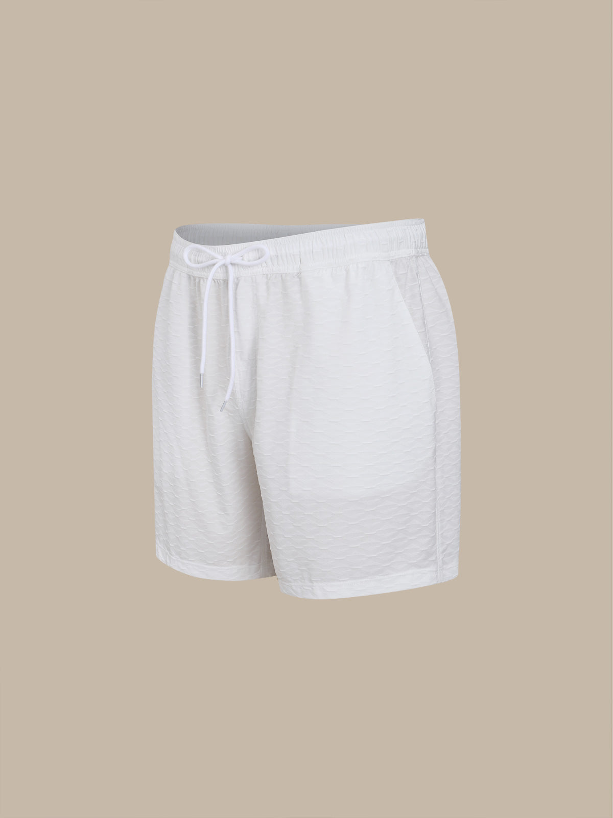 Men'S Knitted Nylon Swim Shorts Sustainable Men's Beach Shorts - BERLOOK
