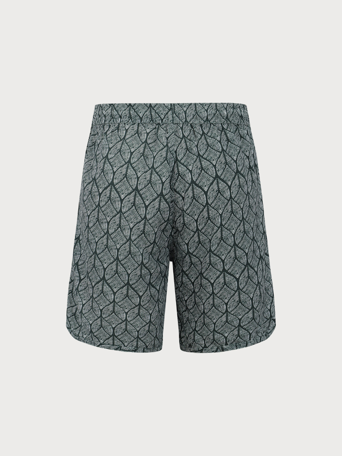 Men'S Woven Cotton And Linen Swim Shorts Sustainable Men's Beach Shorts - BERLOOK