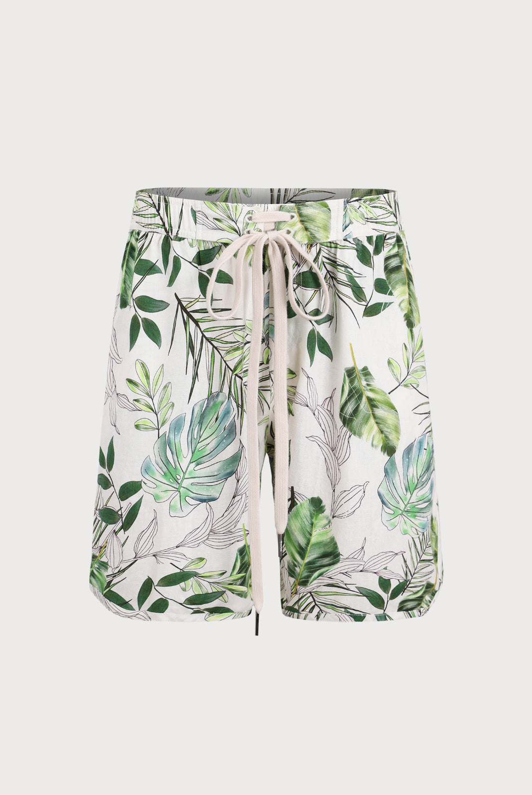 Men'S Woven Linen Swim Shorts Sustainable Men's Beach Shorts - BERLOOK