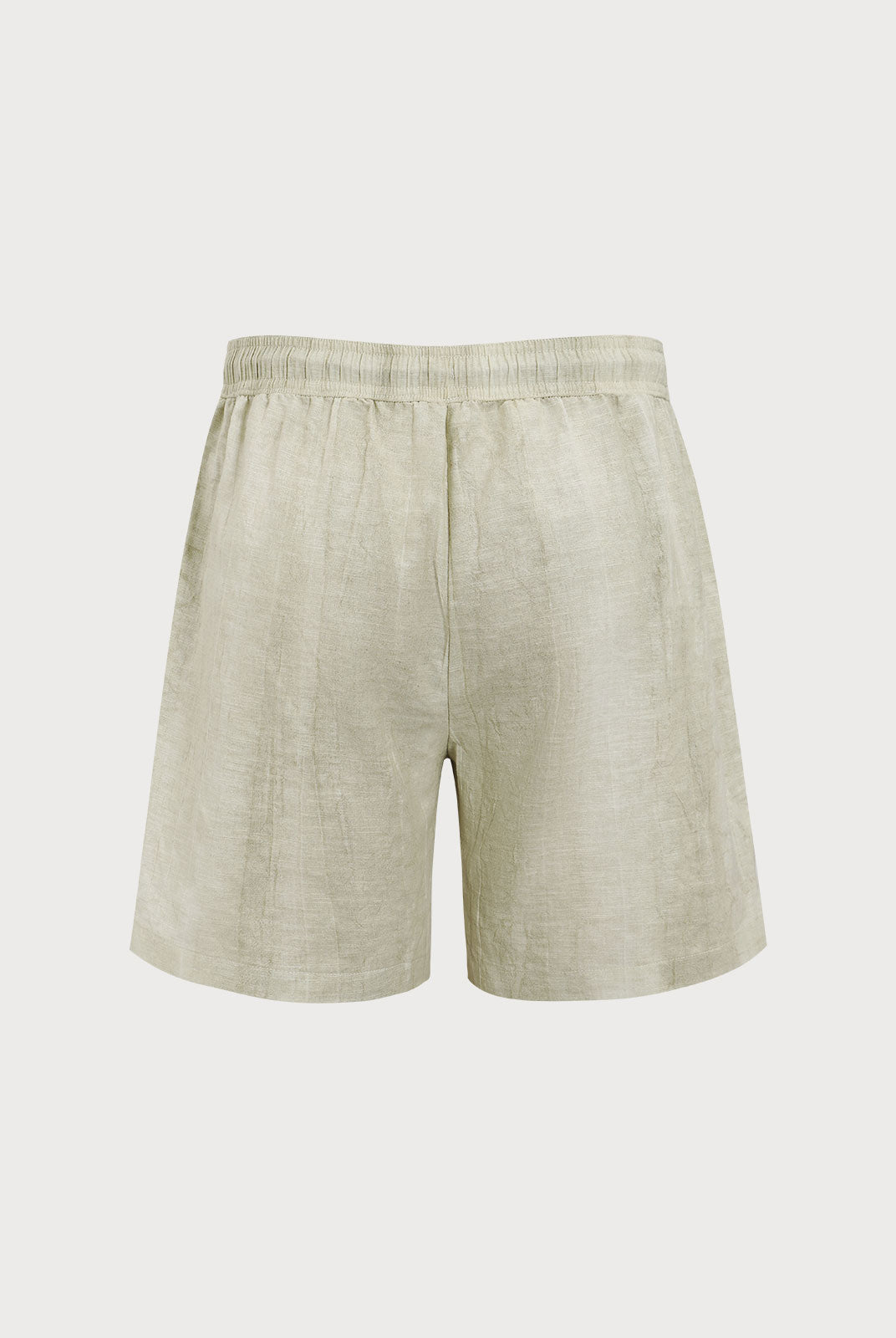 Men'S Woven Linen Swim Shorts Sustainable Men's Beach Shorts - BERLOOK