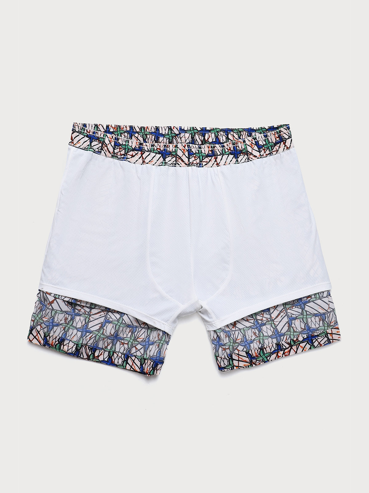 Men'S Woven Nail Spandex Swim Shorts Sustainable Men's Beach Shorts - BERLOOK