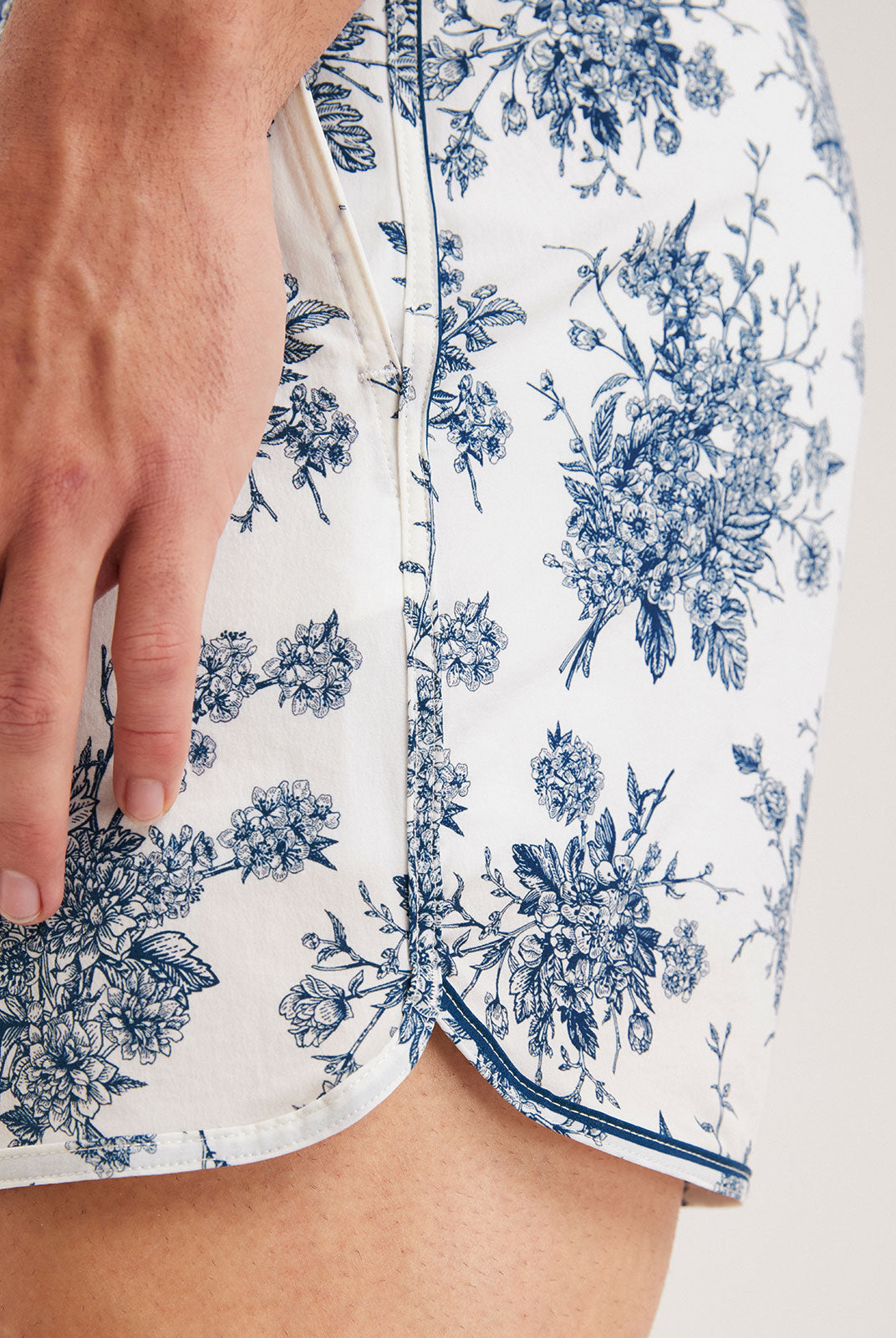 Men'S Woven Nylon-Blend Swim Shorts Sustainable Men's Shorts - BERLOOK