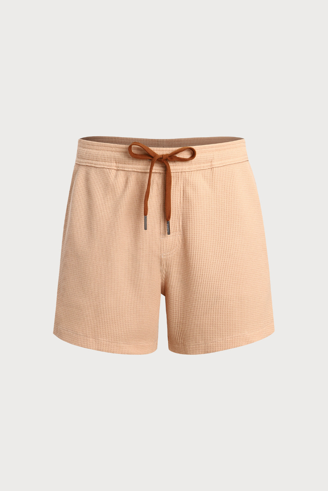 Men'S Woven Polyester-Cotton Swim Shorts Yellow Sustainable Men's Beach Shorts - BERLOOK