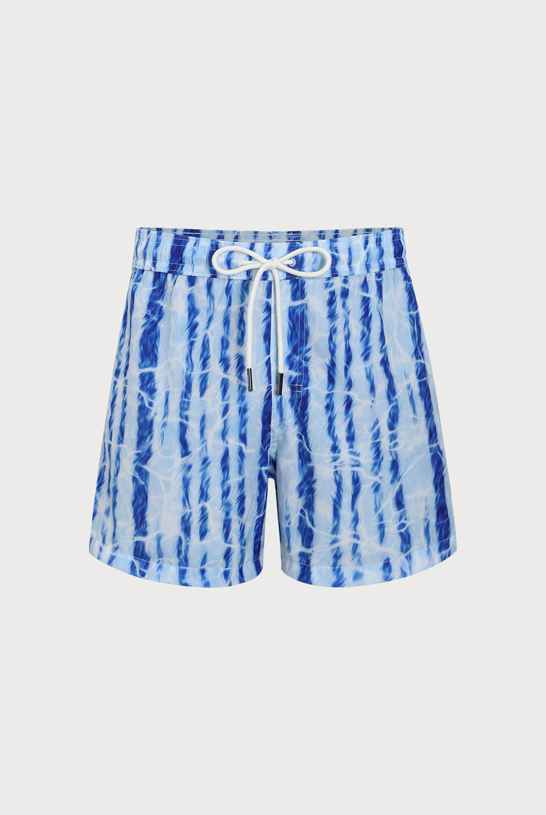 Men's woven blend swim shorts Sustainable Men's Beach Shorts - BERLOOK