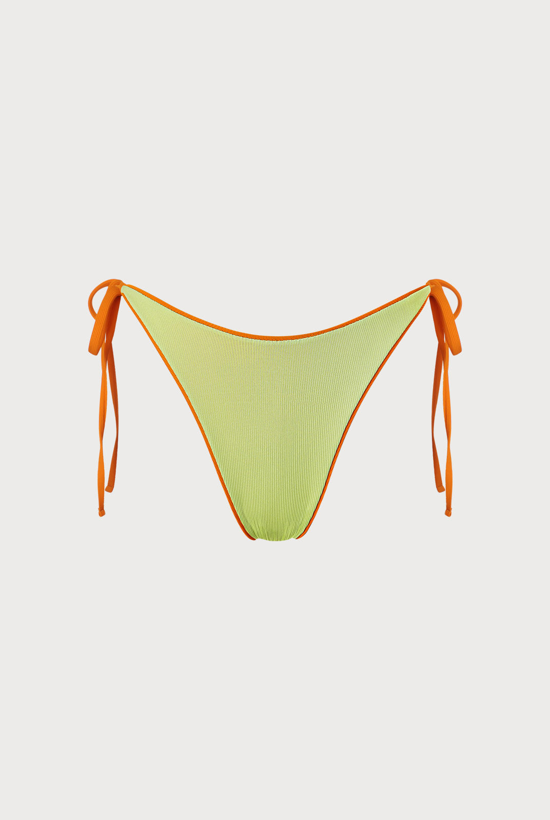 Orange Reversible Tie Bikini Bottom Sustainable Bikinis - BERLOOK