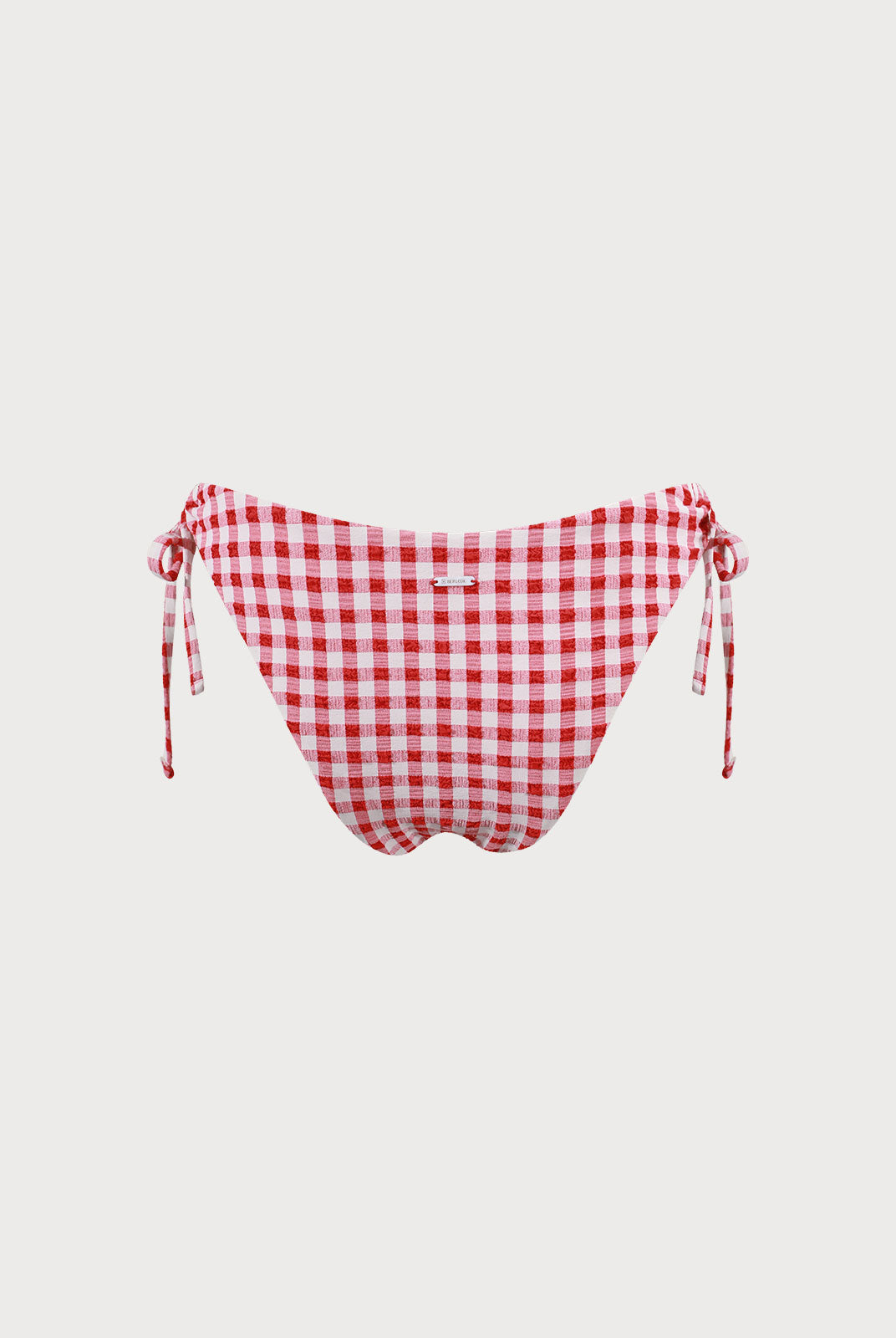 Plaid Tie Bikini Bottom Sustainable Bikinis - BERLOOK