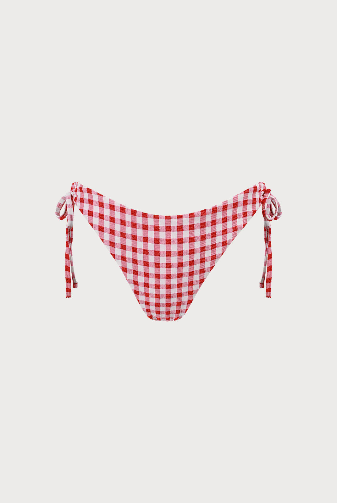 Plaid Tie Bikini Bottom Sustainable Bikinis - BERLOOK
