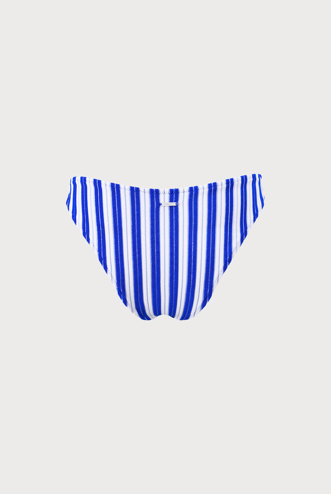 Plush Texture Stripe Bikini Bottom Sustainable Bikinis - BERLOOK