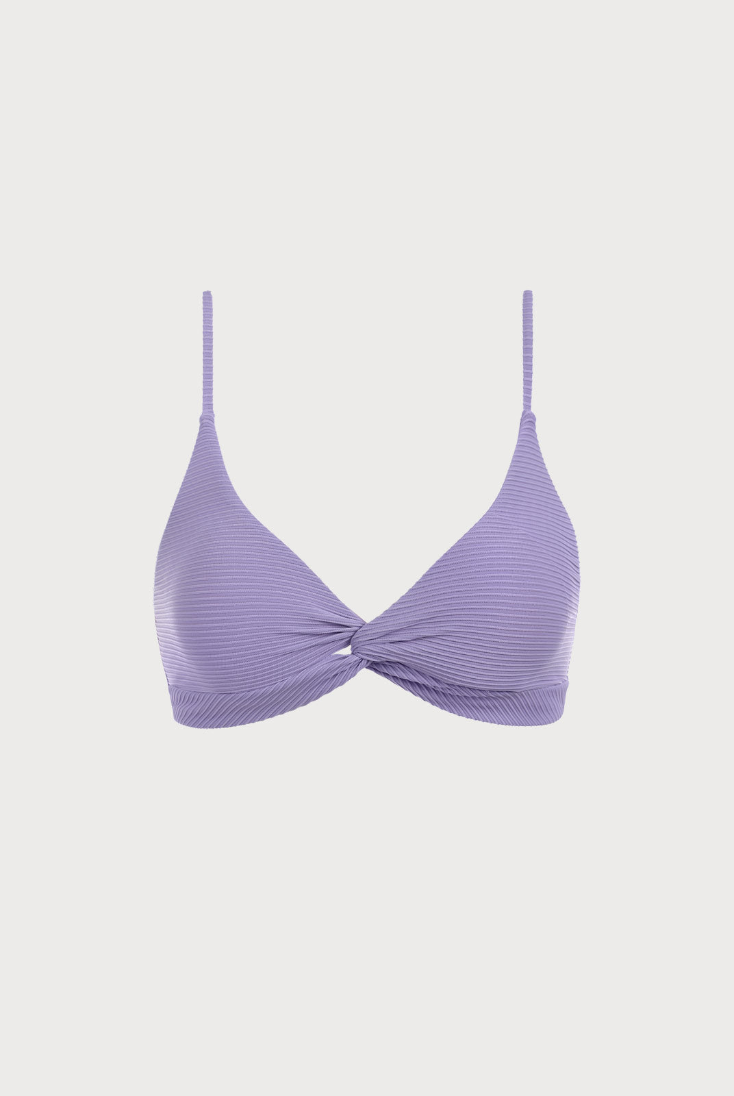 Purple The Twist Backless Bikini Top Sustainable Bikinis - BERLOOK