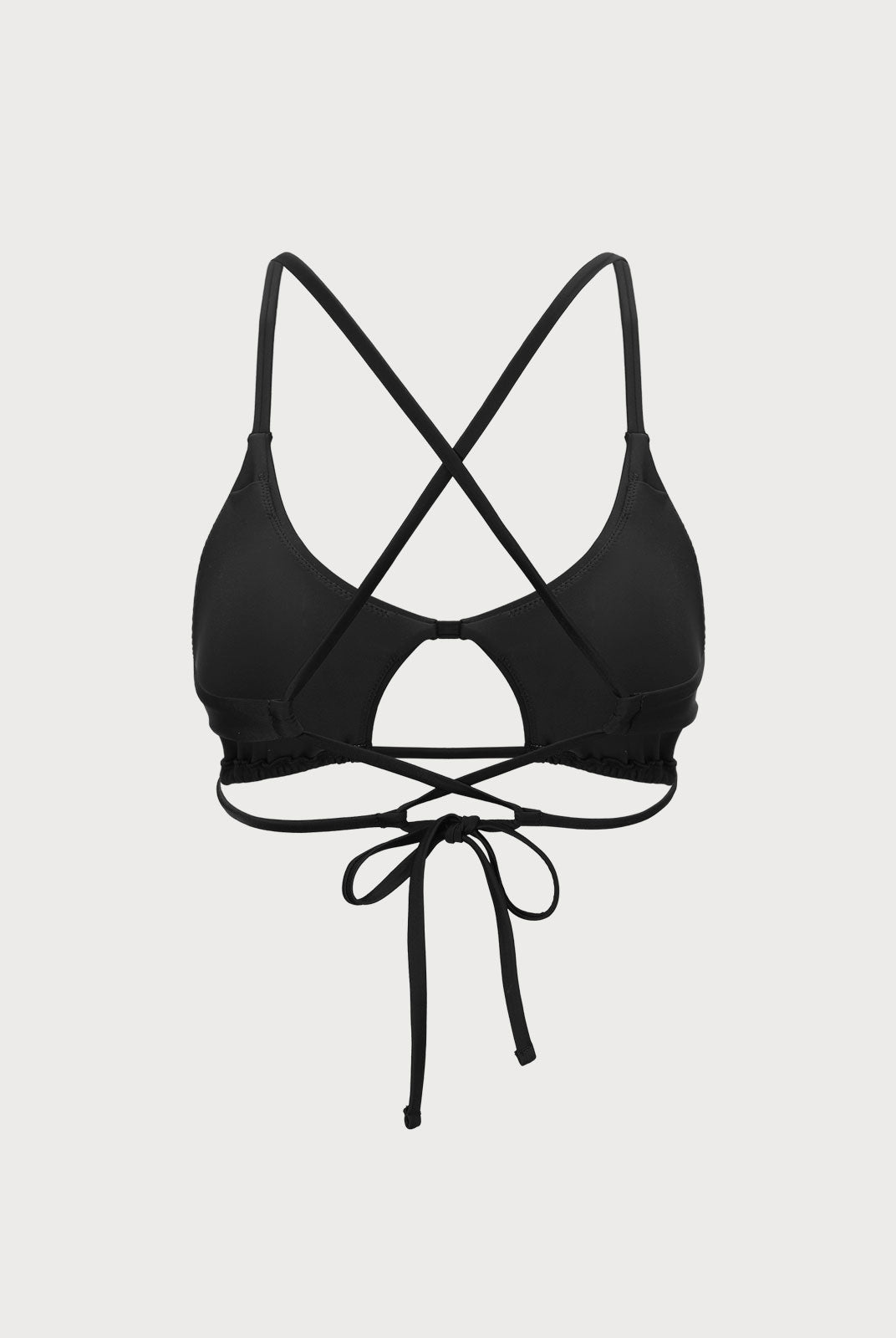 Red Cut Out Bikini Top Sustainable Bikinis - BERLOOK