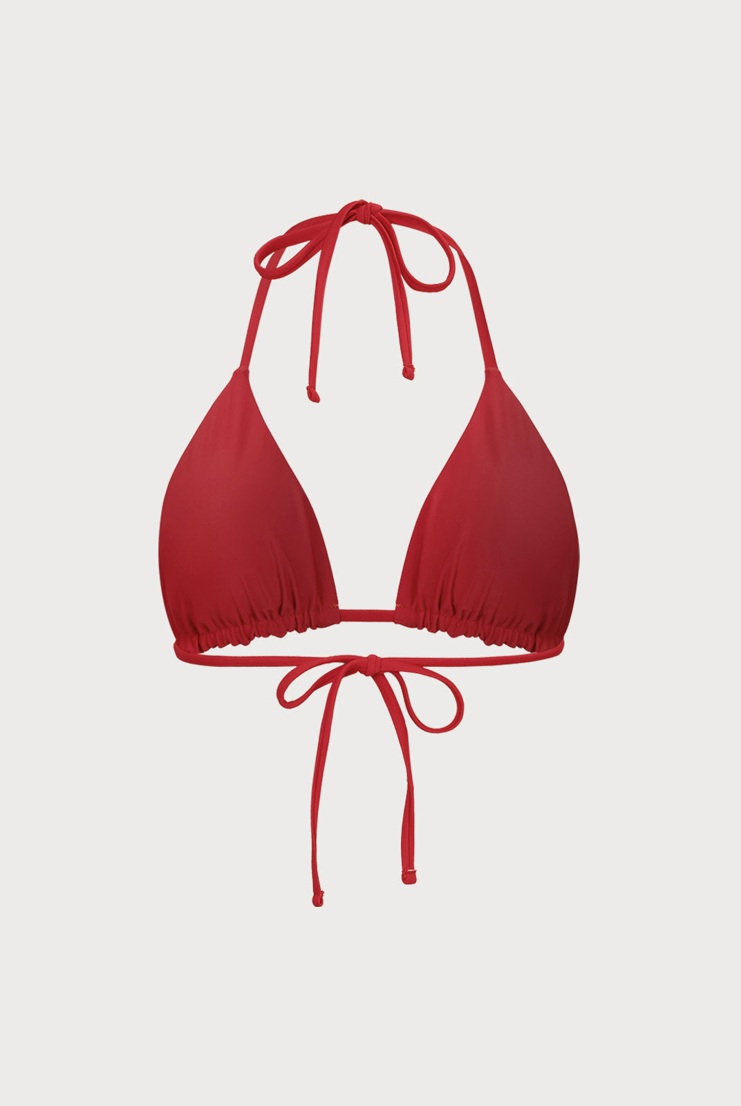 Reversible Halter Triangle Bikini Top Sustainable Bikinis - BERLOOK