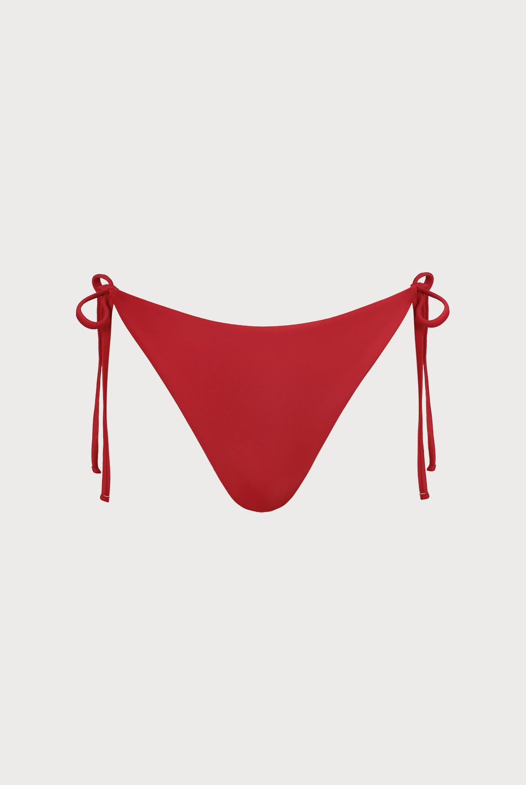 Reversible Tie Bikini Bottom Red Sustainable Bikinis - BERLOOK