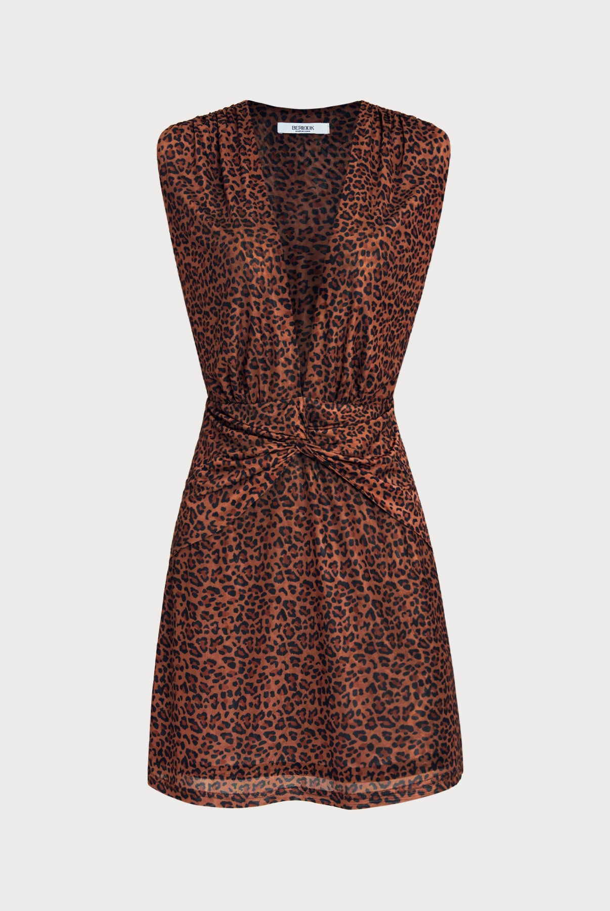 S Dark Coffee Sustainable Beach Dress - BERLOOK