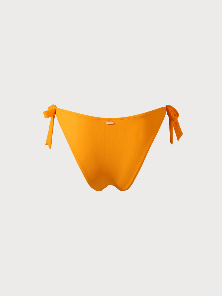 Solid Tie Plus Size Bikini Bottom Sustainable Plus Size Bikinis - BERLOOK