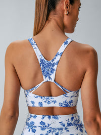 女式针织尼龙运动文胸 Sustainable Yoga Tops - BERLOOK