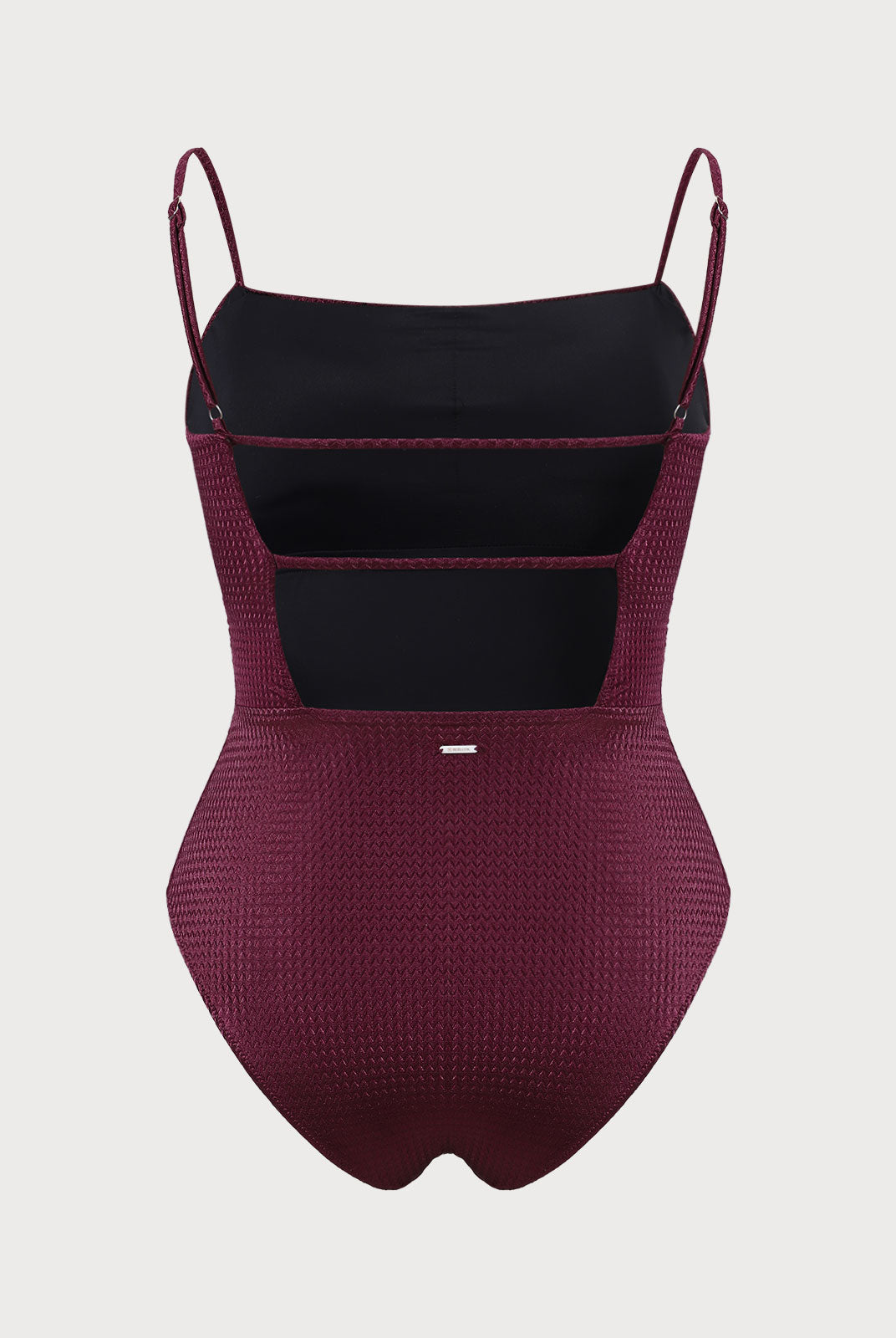 Textured Backless Plus Size One-Piece Swimsuit Sustainable Plus Size One-Pieces - BERLOOK